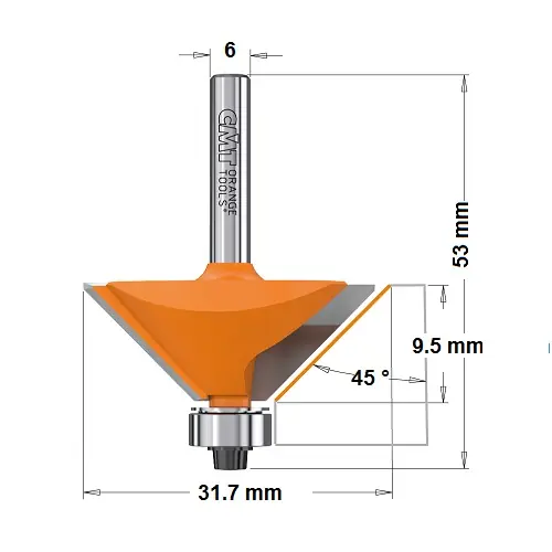 Fresa per smussare CMT 736.280.11 6364 Lage Prijs